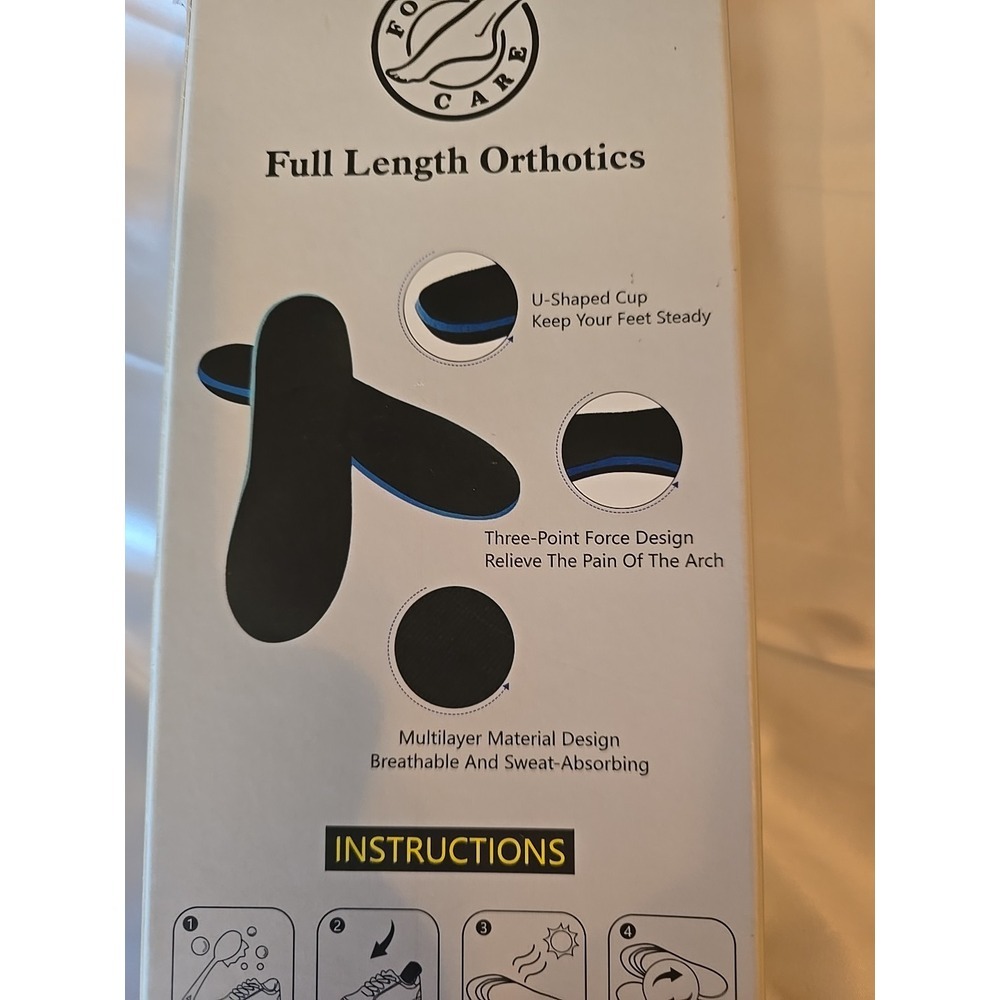Warelves Full Length Orthodics Foot Care 9 - 9.5 - Picture 5 of 12